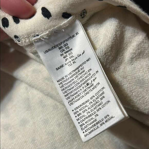 Daily Ritual Women's Oversized Terry Cotton Modal High-Low Sweatshirt size XL - Picture 9 of 9